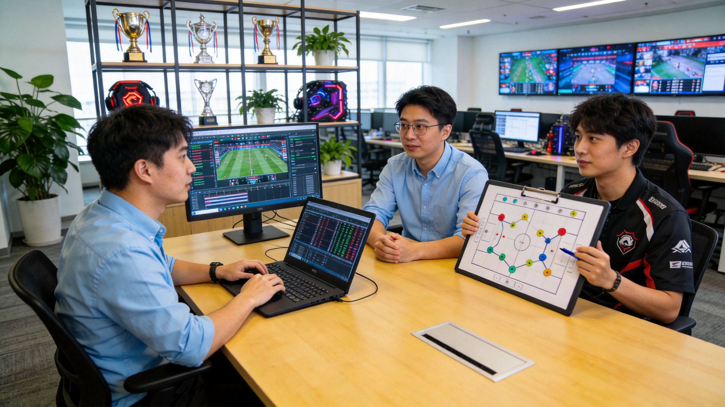 雷火竞技平台团队与办公环境介绍图片